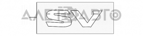 Эмблема надпись SV двери багажника Nissan Rogue 14-20