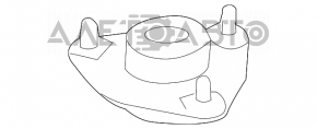 Опора амортизатора передняя правая Hyundai Sonata 15-19