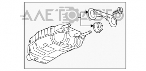 Глушитель задняя часть бочка Chevrolet Volt 11-15