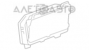 Щиток приладів Chevrolet Volt 11-15 153к подряпини, відламано фрагмент скла