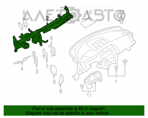 Труба подторпедная посилення Nissan Murano z51 09-14
