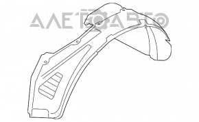 Подкрылок передний правый Nissan Murano z51 09-14
