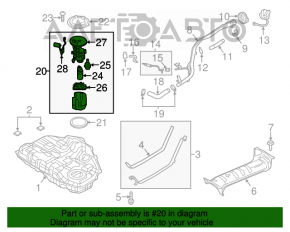 Паливний насос бензонасос Mazda 6 13-17 2.0 2.5 злом фішка