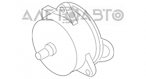 Мотор вентилятора охолодження прав Mazda 6 13-17 2.0 2.5 зламана фішка