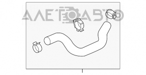 Патрубок охлаждения верхний Mazda 6 13-21