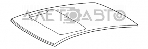 Крыша металл Toyota Camry v50 12-14 usa под люк, отпилена, замята