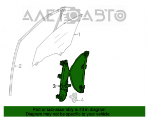 Механизм стеклоподъемника передний левый Infiniti JX35 QX60 13-
