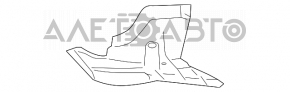 Обшивка днища левая Lexus IS250 IS350 06-13