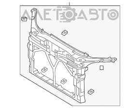 Телевизор панель радиатора Mazda3 03-08