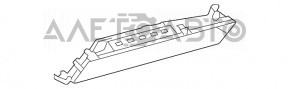 Подушка безпеки airbag колінна пасажирська прав Toyota Camry v55 15-17 usa сіра, подряпина