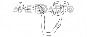 Трубка кондиционера конденсер-компрессор Lexus GX470 03-09