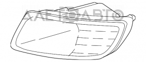 Противотуманная фара птф левая Lexus GX470 03-09