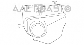 Резонатор з повітроводом Toyota Sienna 04-10 зламане кріплення