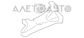 Уплотнитель решетки дворников правый Toyota Sienna 04-10