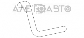 Патрубок охлаждения верхний Toyota Highlander 08-13 3.5