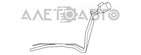 Заливна горловина паливного бака Toyota Highlander 08-13 2.7 3.5