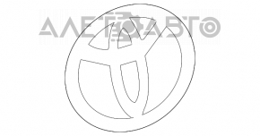 Емблема Toyota значок Toyota Highlander 08-13 поліз хром, зламані напрямки