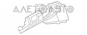 Накладка колени водителя Mercedes W164 ML беж