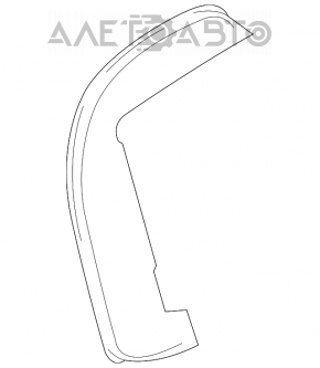 Уплотнитель резина двери багажника Mercedes X164 GL