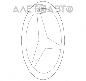 Емблема значок Mercedes двері багажника Mercedes GL X164