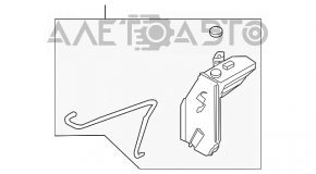Расширительный бачок охлаждения Infiniti FX35 03-08 с крышкой