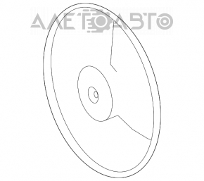 Крильчатка вентилятора охолодження прав Toyota Sienna 04-10