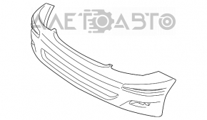 Бампер передний голый Toyota Sienna 04-10