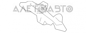 Крепление переднего бампера левое Toyota Sienna 04-10