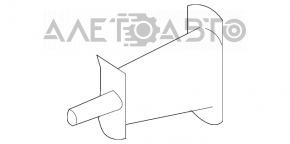 Клык усилителя переднего бампера левый Mercedes W164 ML