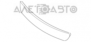 Нижняя решетка переднего бампера Mercedes W164 ML