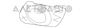 Обрамление птф левое решетка Mercedes W164 ML