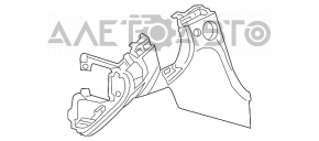 Накладка коліна водія Mercedes W211 беж, подряпини