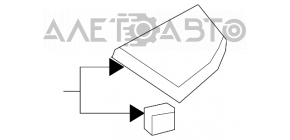 Решетка динамика левая Lexus LS460 LS600h 07-12 черн