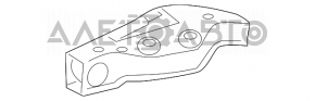 Кронштейн переднього підрамника задній правий Lexus LS460 LS600h 07-12