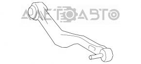 Важіль поперечний задній правий Lexus LS460 LS600h 07-12 вершина новий OEM оригінал