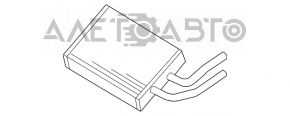 Радіатор обігрівача пічки Mazda CX-7 притиснуті стільники