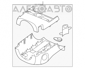 Обрамлення кермової колонки Mazda CX-7 06-09