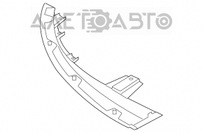 Накладка защита переднего бампера нижняя левая Mazda CX-7 06-09 надрывы, сломано крепление, примята