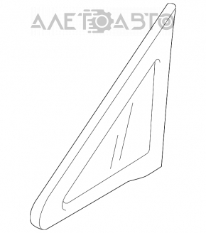Форточка глухе скло передня ліва Mazda CX-7 06-09
