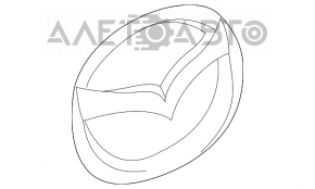 Емблема значок MAZDA двері багажника Mazda CX-7 06-09
