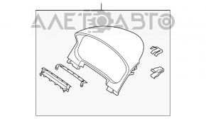 Накладка щитка приладів Mazda CX-7 06-09