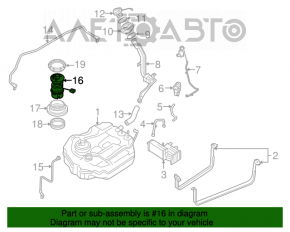 Топливный насос бензонасос Mazda3 2.3 03-08