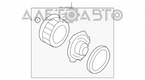 Мотор вентилятор печки Mazda3 03-08