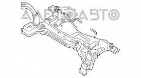 Подрамник передний Mazda3 2.3 03-08 потресканы 2 С/Б