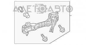 Механизм ручки двери задней правой Toyota Prius 30 10-15