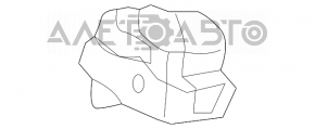 Управление стеклоподъемником передним правым Toyota Prius V 12-17 с накладкой