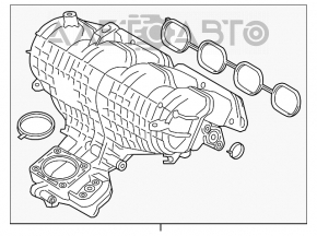 Коллектор впускной Lexus CT200h 11-17