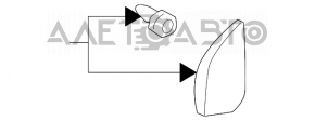 Заглушка бокового зеркала передняя левая Toyota Sienna 04-10