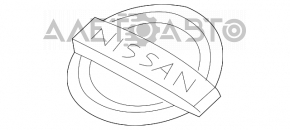 Емблема Nissan инвертера Nissan Leaf 11-12