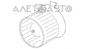 Мотор вентилятор печки Nissan Leaf 11-12 новый OEM оригинал